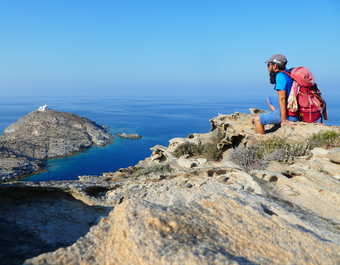 Randonnée côtière à Paros, Naoussa, Cyclades