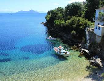 Randonnée côtière sur la mer ionienne en Albanie