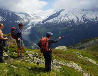 Randonnée dans la Reserve naturelle des Aiguilles Rouges, Alpes