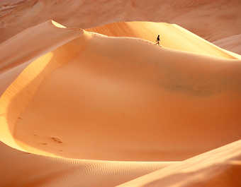 Randonnée dans le désert de Rub Al Khali à Oman