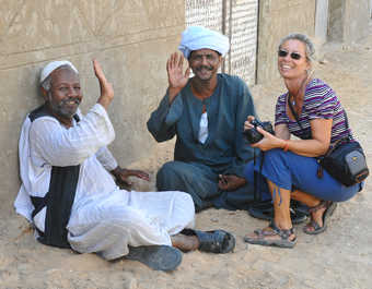 Rencontre avec les habitants sur le Nil