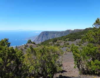 Sentier de randonnée sur l'île de El Hierro