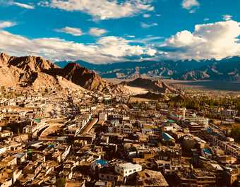 Ville de Leh, Ladakh, Inde Himalayenne