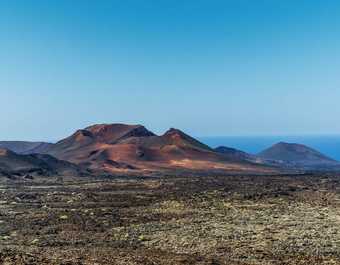 Volcan lors d'une randonnée sur Lanzarote
