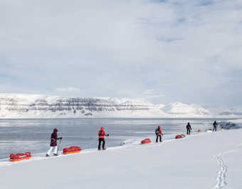 Voyage pays nordique hiver Svalbard