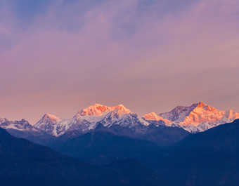 Vue sur le Kangchenjunga