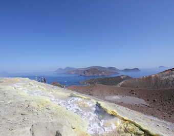 Vulcano îles éoliennes
