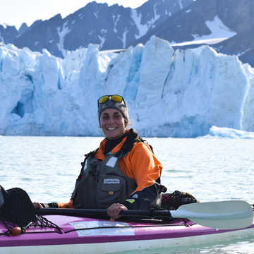 Maud Sevaux, Lara Croft du Grand Nord © Sevaux Maud Maud Sevau guide arctique Svalbard