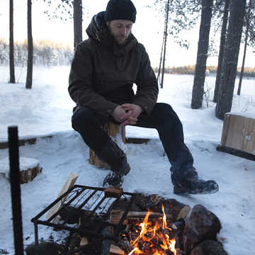 Yannick Long, guide arctique en Finlande - © De Fréminville Caroline Yannick Long, guide arctique en Finlande