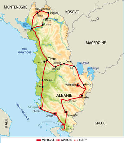 Albanie - Des contreforts balkaniques à la riviera albanaise EALB13NS