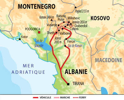 Albanie - Sur le sentier des pics des Balkans EBALKSOM