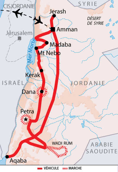 Carte de la route du roi en individuel