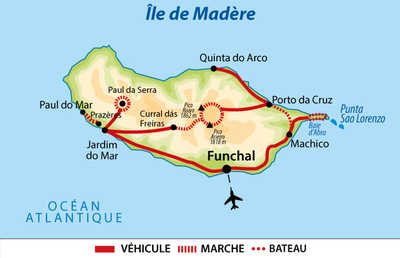 carte de Madère