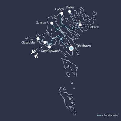 Carte EFEROR7 Îles Féroé