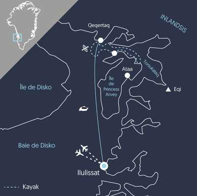 Carte EGROWEXP Groenland