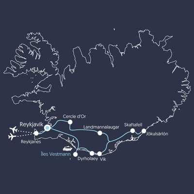 Carte EISFAM8 Islande