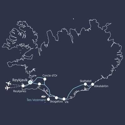 Carte EISL8V Islande