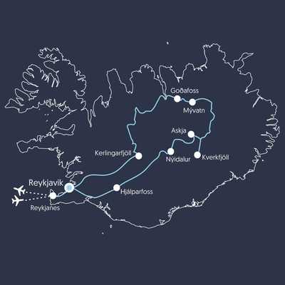 Carte EISLDES Islande