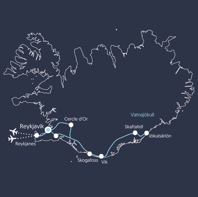 Carte EISLHA Islande