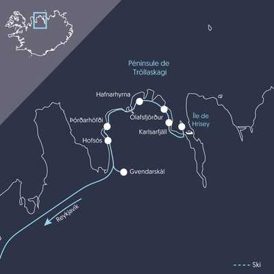 Carte EISLR8 Islande