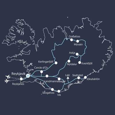 Carte EISLRC Islande