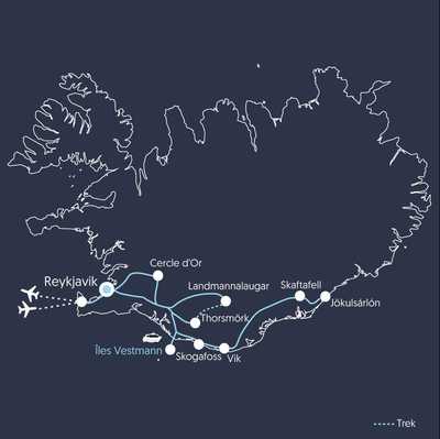 Carte EISLTV Islande
