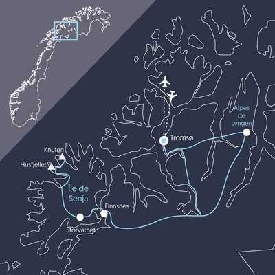 Carte ENORAB Norvège