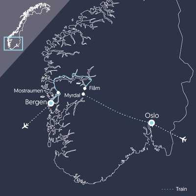 Carte ENORLT Norvège