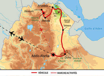 Carte Ethiopie Atalante