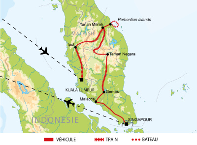 Carte itinéraire circuit AMALGO 2026