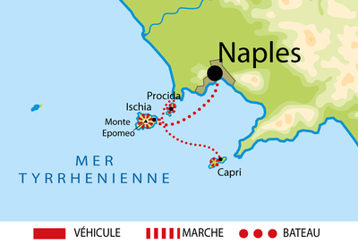 Carte itinéraire circuit EINAPLIB Italie 2026