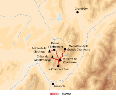 Carte itinéraire circuit FCHART1
