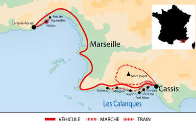 Carte itinéraire circuit FMRS France 2026