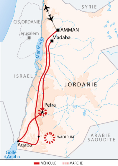 Carte itinéraire circuit PJORGO 2027