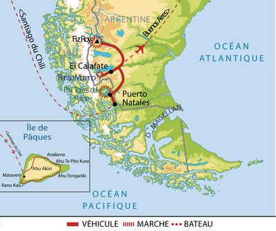 Carte itinéraire circuit UAPATA2 2026