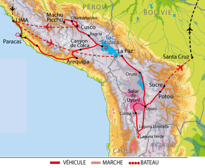 Carte itinéraire circuit UPBO 2026