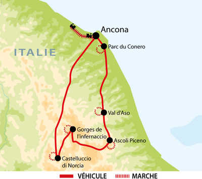 Carte itinéraire EIMARCH © ATALANTE Carte itinéraire EIMARCH