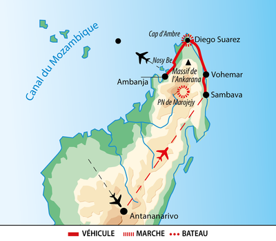 Carte itinéraire QMAVAN