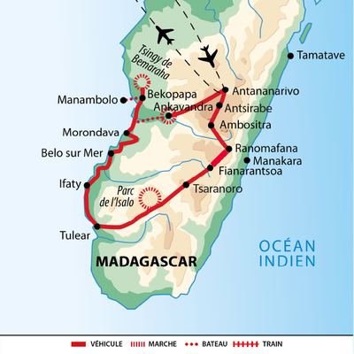 Carte Madagascar