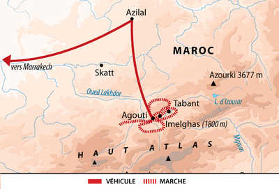 Carte Maroc sur mesure