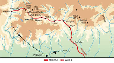 Carte NANEX Népal