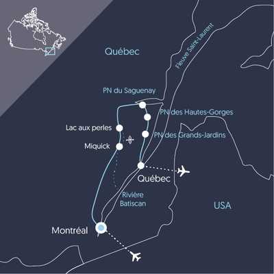 Carte UCANOEF Canada