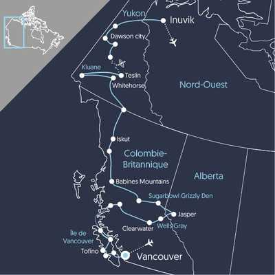 Carte UCAWGE Canada