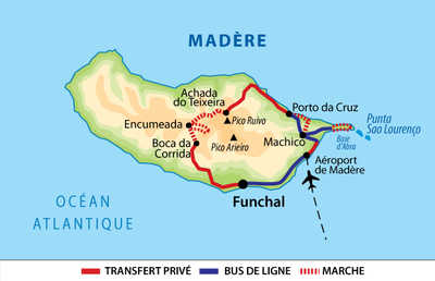 Carte Voyage Madère Liberté