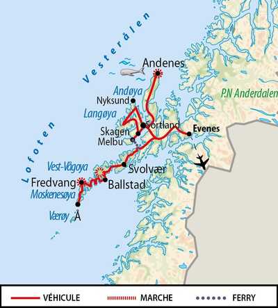 Carte Voyage Norvège