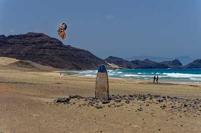 Cours de kitesurf sur l'île de Sao Vicente