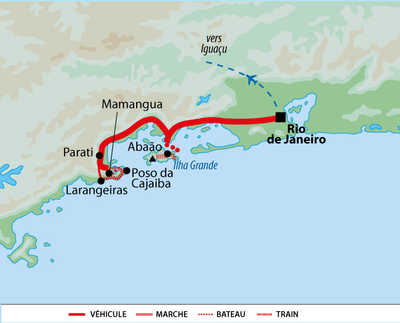 Itinéraire dans les îles et montagnes du Costa Verde