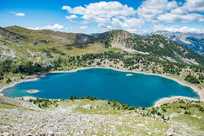 Lac d'Allos dans le Mercantour