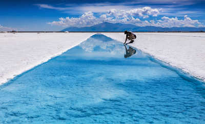 Salinas Grandes dans le nord de l'Argentine