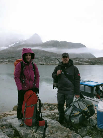Stephanie au Groenland